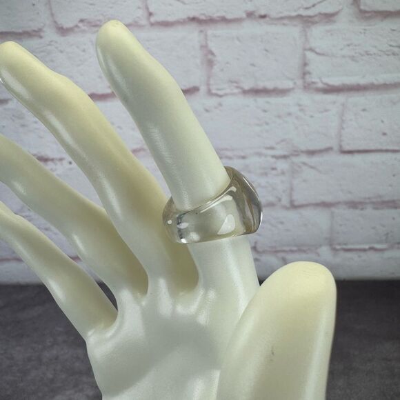 CHANEL Women's Coco Mark Ring Clear US 7 - Picture 5 of 11